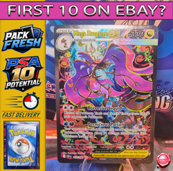 Pokemon Mega Dragalge Ex 118/086 Chaos Rising SIR Pack Fresh Gem 10 Potential 👀 - Image 1