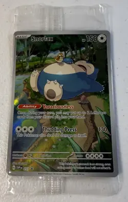 Pokemon Scarlet Violet 151 Black Star Promo - Snorlax SVP 51 NEW Sealed - Image 1