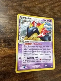 2006 Pokemon EX Dragon Frontiers Typhlosion Delta Species HOLO RARE - Image 2
