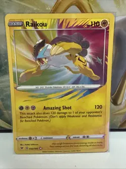 2020 Sword & Shield - Vivid Voltage Raikou Basic/Amazing Rare #50 - Image 1