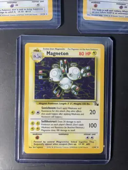Pokemon Fossil Magneton 11/62 Holo Rare, Chansey 3/130 & Wigglytuff 19/130 Set 2 - Image 4
