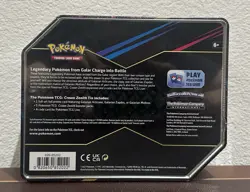 Pokemon TCG Crown Zenith Tin Galarian Zapdos - 5 Booster Packs Damaged Tin - Image 2