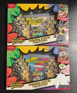 Pokemon Ascended Heroes Premium Poster Collection LUCARIO GARDEVOIR / SEE PICS - Image 1