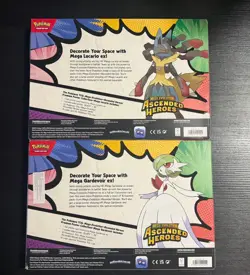 Pokemon Ascended Heroes Premium Poster Collection LUCARIO GARDEVOIR / SEE PICS - Image 2