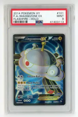 Magnezone EX 101/106 XY Flashfire Ultra Rare Holo Pokemon - PSA 9 MINT! - Image 1
