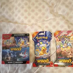 Pokemon TCG Scarlet & Violet Surging Sparks Booster Bundle Box &2pks single-Eng. - Image 1
