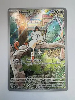 Meowth 106/094 Me02: Phantasmal Flames Holo Pokemon TCG - Image 1