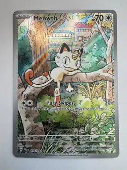 Meowth 106/094 Me02: Phantasmal Flames Holo Pokemon TCG - Image 3