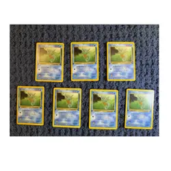 WOTC Pokemon TCG Base Set 1st Edition Horsea 49/62 English Regular 1999 x7 - Image 1