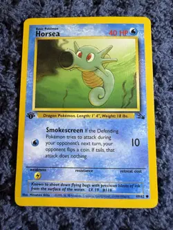 WOTC Pokemon TCG Base Set 1st Edition Horsea 49/62 English Regular 1999 x7 - Image 4