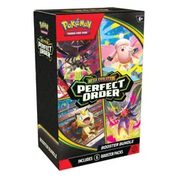 Pokemon TCG: Mega Evolution Perfect Order Booster Bundle (6 Packs) - Sealed - Image 1