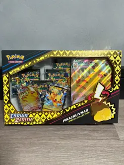 Pokemon TCG - Crown Zenith Pikachu VMAX Special Collection Box - New & Sealed - Image 1