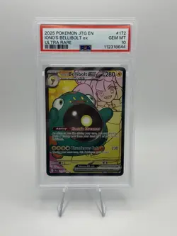 Pokemon TCG - Iono's Bellibolt ex 172/159 Journey Together, EN, PSA 10 GEM MINT! - Image 1