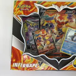Pokemon TCG Infernape V Box with 4 Booster Packs READ - Image 2