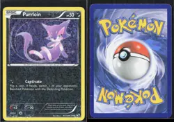 PURRLOIN RC13/RC25 HOLO UC LEGENDARY TREASURES: RADIANT COLLECTION POKEMON LP - Image 1