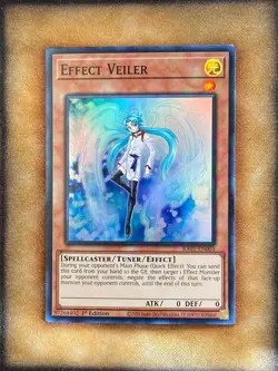 Yugioh Effect Veiler RA01-EN003 Super Rare 1st Ed NM - Image 1