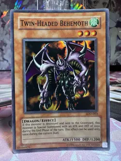 Twin-Headed Behemoth LOD-063 Original Print Super Unlimited NM YuGiOh - Image 1