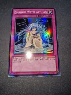 Spiritual Water Art - Aoi (LP) AP02-EN012 Super Rare - Image 1