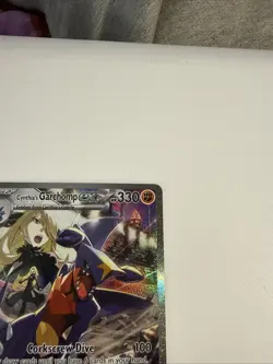 Pokemon Destined Rivals Card 232/182 Cynthia's Garchomp SIR Special Illustration - Image 3