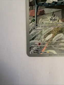 Spewpa 089/088 Illustration Rare Pokemon Card Paradox Rift IR NM - Image 4
