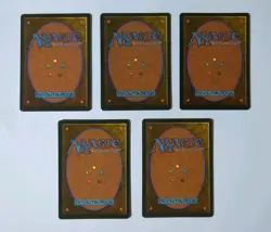 MTG Ice Age Snow-Covered Land Set 5 Cards LP - Image 2