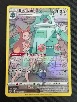 Pokemon TCG Bronzong Sword & Shield Astral Radiance TG11/TG30 Holo Rare VLP - Image 1
