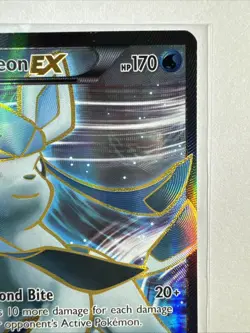 Pokemon TCG Glaceon-EX Fates Collide Holo Card 116/124 Full Art Ultra Rare LP - Image 3