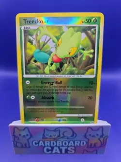 Pokemon TCG Treecko Reverse Holo Common Card #90/106 Great Encounters - Image 1