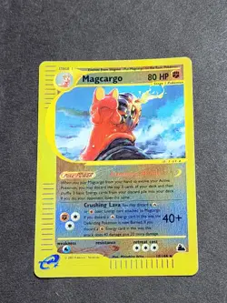 2003 Skyridge Magcargo Reverse Holo 18/144 Pokemon Card Game TCG - Image 1