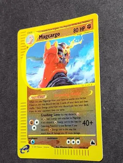 2003 Skyridge Magcargo Reverse Holo 18/144 Pokemon Card Game TCG - Image 2