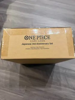 Bandai ONE PIECE CARD GAME Japanese 3rd ANNIVERSARY SET English SEALED NEW - Image 1