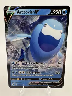 Arctovish V Ultra Rare SWSH07: Evolving Skies Holo 048/203 Pokemon Card NM - Image 1