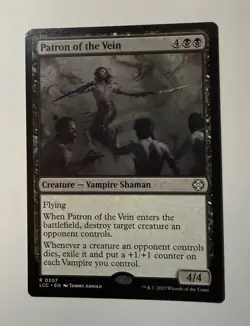Patron of the Vein 207 - NM - The Lost Caverns of Ixalan Commander - MTG - Image 1