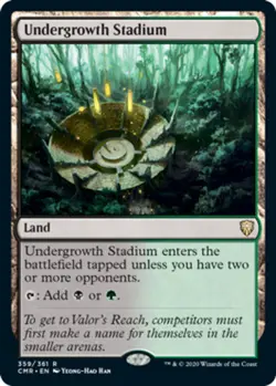 [1x] Undergrowth Stadium Near Mint, English Commander Legends MTG Magic - Image 1