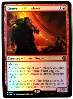 Generous Plunderer - Outlaws of Thunder Junction - (FOIL) - EN - M 0011 - Image 1