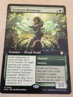 Yavimaya Bloomsage (Extended Art) Commander: Secrets of Strixhaven Regular Mtg - Image 1