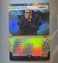 MTG Magic The Gathering ACR Assassins Creed Showcase Foil #144 Eivor Wolf Kissed - Image 1