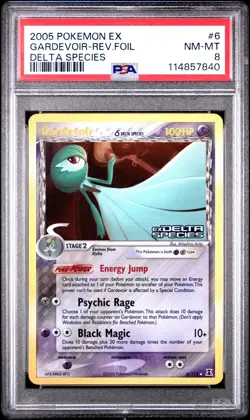 2005 POKEMON EX DELTA SPECIES GARDEVOIR #6 REVERSE FOIL PSA 8 NM #114857840 - Image 1