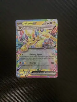 Pokemon TCG Jolteon EX 030/131 Prismatic Evolutions Stamped Promo NM - Image 1