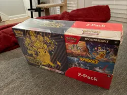 Pokemon Elite Trainer Box Scarlet & Violet Surging Sparks 2-Pack SEALED - Image 1