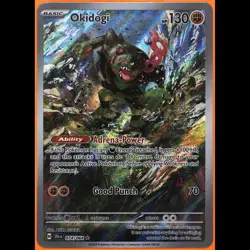TAG 9.0 MINT Okidogi 2024 Pokemon Pokemon Scarlet & Violet #074 - Image 3