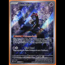 TAG 9.0 MINT Munkidori 2024 Pokemon Pokemon Scarlet & Violet #072 - Image 3