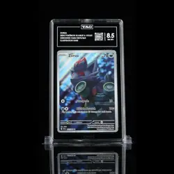 TAG 8.5 NM MT Zorua 2024 Pokemon Pokemon Scarlet & Violet #075 - Image 1