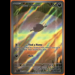 TAG 9.0 MINT Paldean Wooper 2023 Pokemon Pokemon Scarlet & Violet #221 - Image 3
