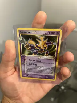 Pokemon TCG Alakazam Gold Star 99/100 Crystal Guardians Vintage Holo - HP/DMG - Image 1