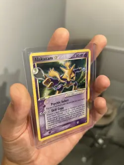 Pokemon TCG Alakazam Gold Star 99/100 Crystal Guardians Vintage Holo - HP/DMG - Image 2