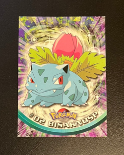 1999 Topps Pokemon Blue Logo TV Animation Edition Bisaknosp #02 - Image 1