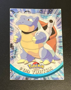 1999 Topps Pokemon Blue Logo TV Animation Edition Turtok #09 - Image 1