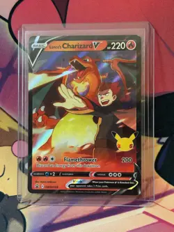 2021 Pokemon TCG Lance's Charizard V SWSH133 NM Sword & Shield Black Star Promo - Image 1