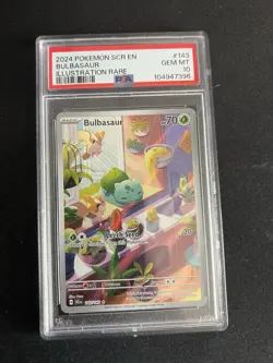 Pokemon Bulbasaur IR 143/142 Stellar Crown PSA 10 - Image 1